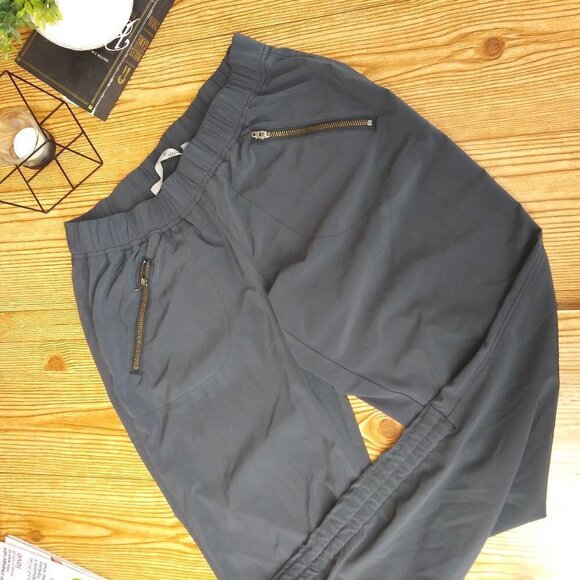 ATHLETA women's gray pants stretch size 2 - Picture 1 of 7